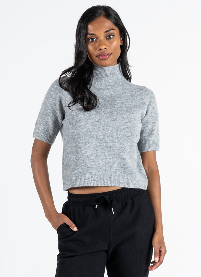 C'Est Moi Mock Neck Sweater