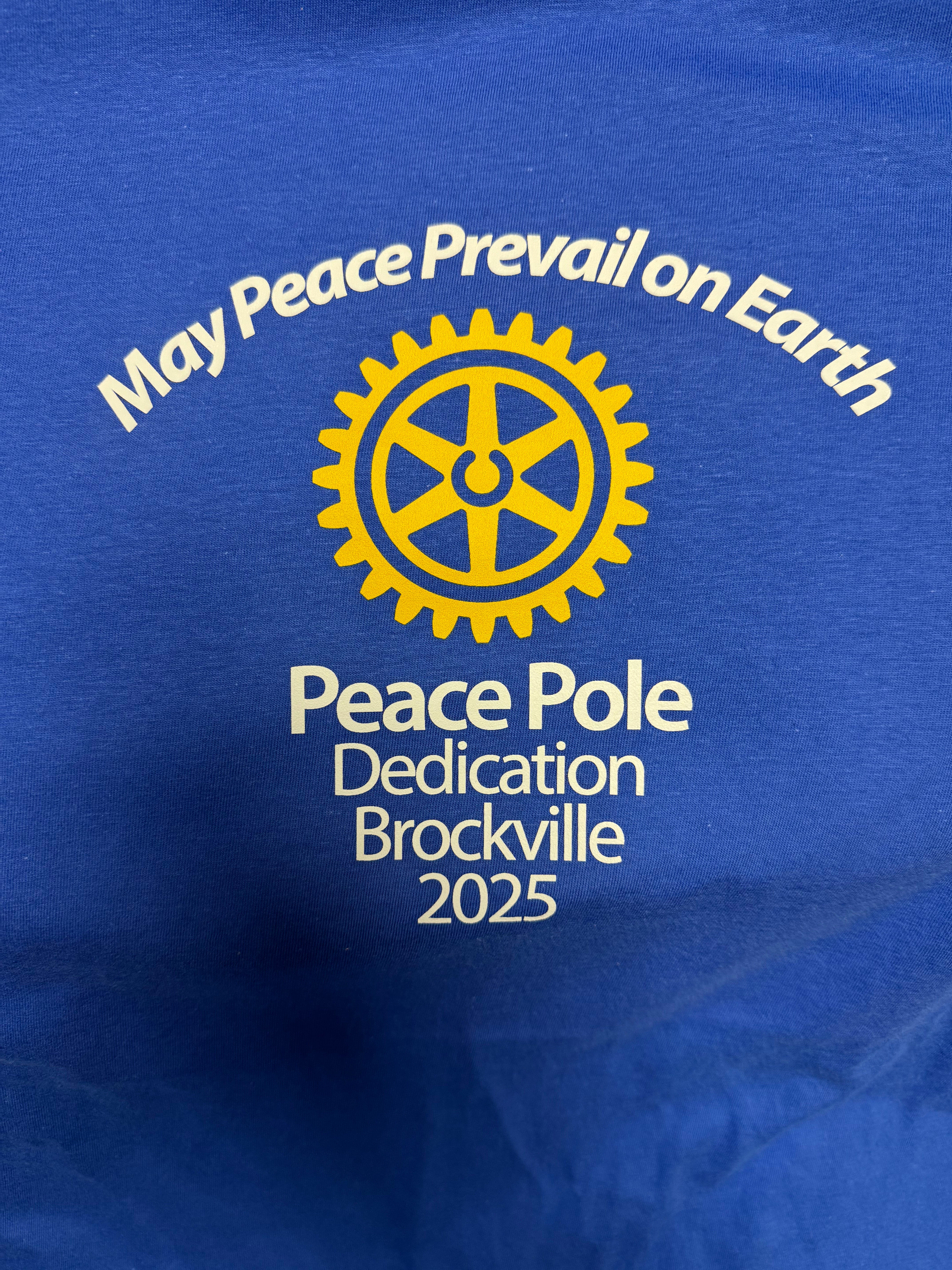 Graphic T-Shirt - Rotary Club Peace Pole