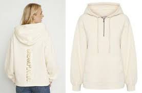 Cream Ryan OZ Hooded Sweater- Eggnog