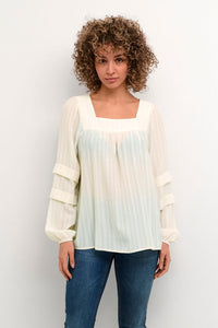Cream Amanda Blouse
